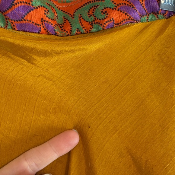 S.N.MODA Reversible 70% silk wrap skirt with tie one size - Picture 14 of 17